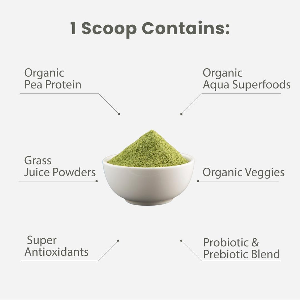 Paradise Herbs ORAC Energy Protein & Greens Powder, Proteína y Verdes en Polvo sin Sabor, 15 porciones