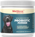 Probiotics for Dogs Digestive Health (Chicken & Bacon) - Probiotic Powder for Dogs - Digestive Aid & Immune Support - Calming Chews - Max Strength