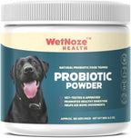 Probiotics for Dogs Digestive Health (Chicken & Bacon) - Probiotic Powder for Dogs - Digestive Aid & Immune Support - Calming Chews - Max Strength