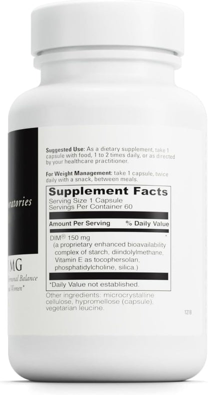 DAVINCI Labs DIMPro 150mg – 60 Cápsulas – Contribuye al metabolismo del estrógeno.* – Image 2