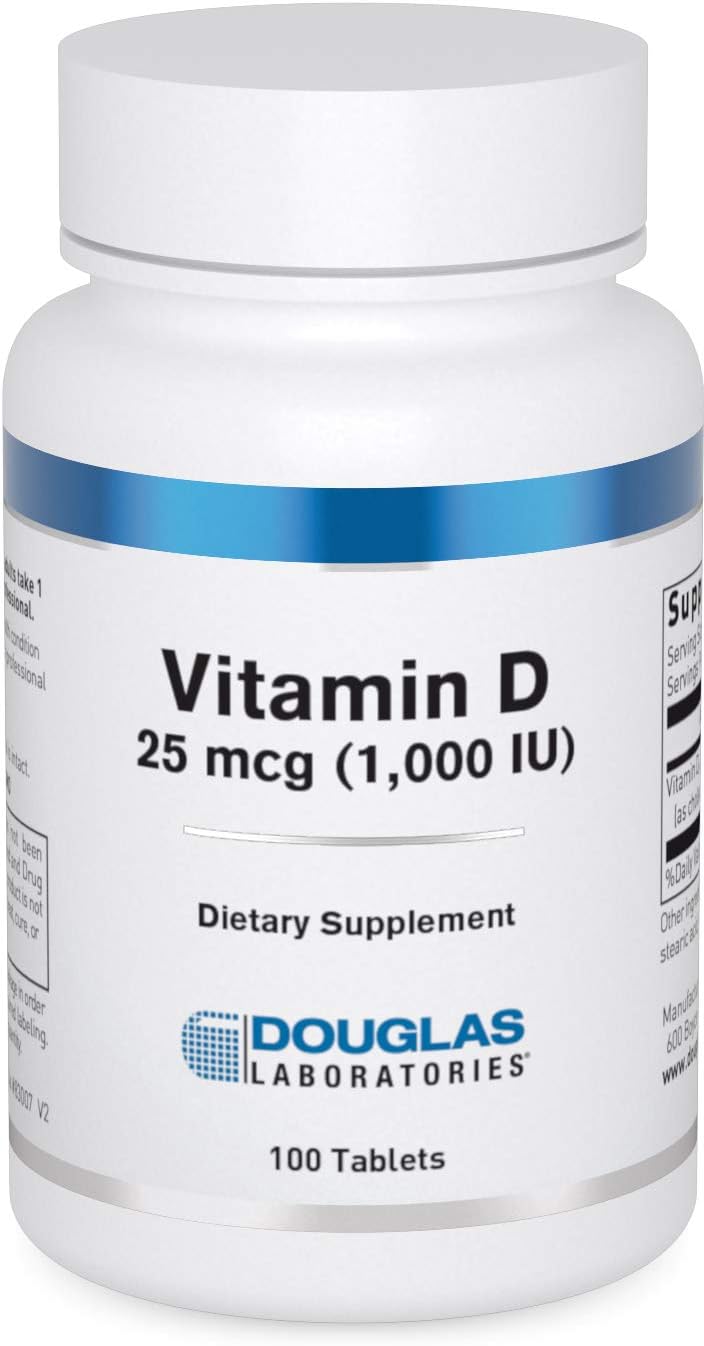 Douglas Laboratories Vitamina D3 1000 UI - 100 Comprimidos