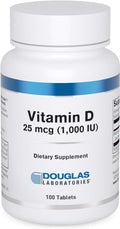 Douglas Laboratories Vitamina D3 1000 UI - 100 Comprimidos