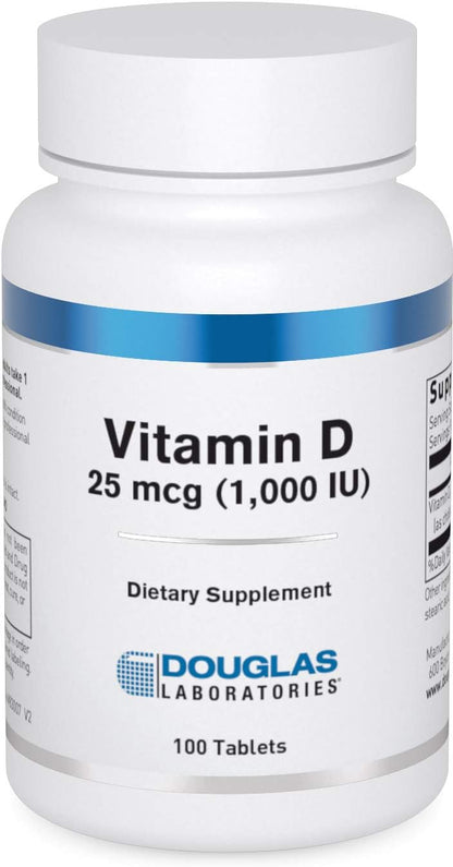 Douglas Laboratories Vitamina D3 1000 UI - 100 Comprimidos – Image 1