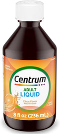 Centrum Líquido Multivitamínico para Adultos, con Vitaminas B y Antioxidantes, Sabor Cítrico - 236 ml