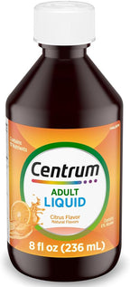 Centrum Líquido Multivitamínico para Adultos, con Vitaminas B y Antioxidantes, Sabor Cítrico - 236 ml