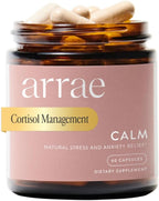 Arrae Calm Cortisol Manager - 60 Cápsulas para el Estrés y la Ansiedad