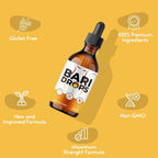 Bari Drops Suplemento Líquido Multivitamínico y Mineral (2 Envases de 60 ml, 2 Meses de Suministro)