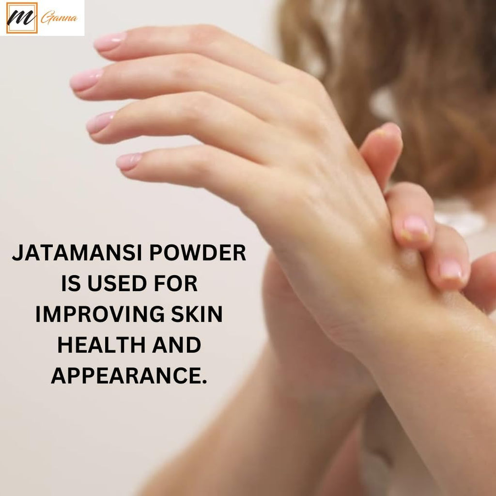 Polvo de Jatamansi 100% Natural - Nardostachys jatamansi (Raíz de Espicanardo) para el Cuidado del Cabello y la Salud - 100 g