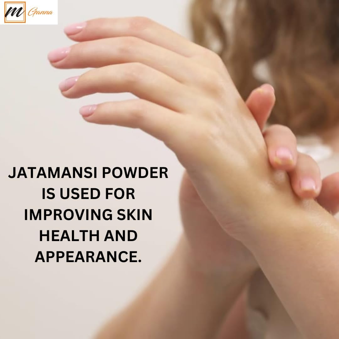 Polvo de Jatamansi 100% Natural - Nardostachys jatamansi (Raíz de Espicanardo) para el Cuidado del Cabello y la Salud - 100 g