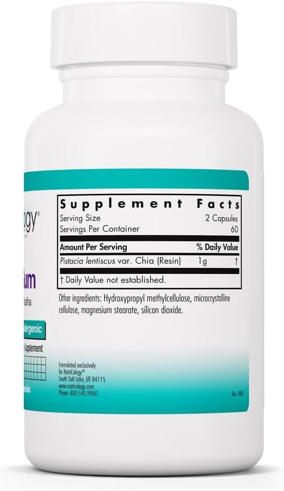Allergy Research Group NutriCology Goma de Mástique de Quíos - 240 Cápsulas