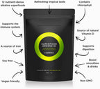 Tropeaka Superfood Greens + D - Polvo Verde Antioxidante para Energía, Sistema Inmunitario y Salud Digestiva