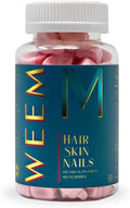 WEEM Gummies de Biotina Extra Strength para Cabello, Piel y Uñas - Vegano - 1 Unidad