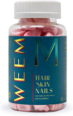 WEEM Gominolas Hair Skin and Nails - Biotina Vegana para Cabello, Piel y Uñas
