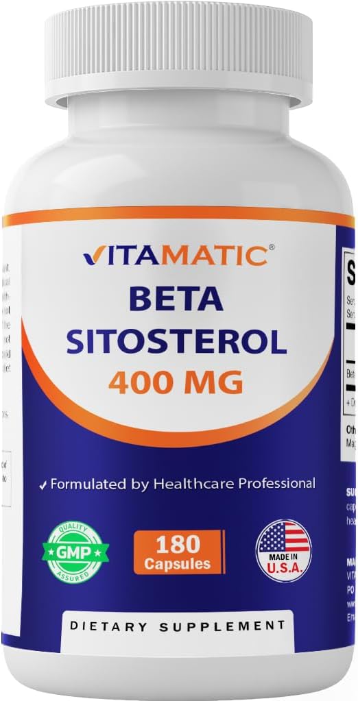 Vitamatic Beta Sitosterol Complex 400 mg 180 Cápsulas
