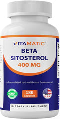 Vitamatic Beta Sitosterol Complex 400 mg 180 Cápsulas