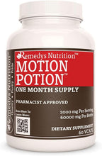 Remedy's Nutrition Motion Potion – 60 Cápsulas Veganas de 1000 mg – Suplemento Herbal – Suministro para 2 Meses
