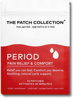 The Patch Collection® – Parche para Alivio del Dolor Menstrual | Mentol, Cúrcuma, Raíz de Valeriana, Té Verde, Aceite de Semilla de Granada (Pack de 12)