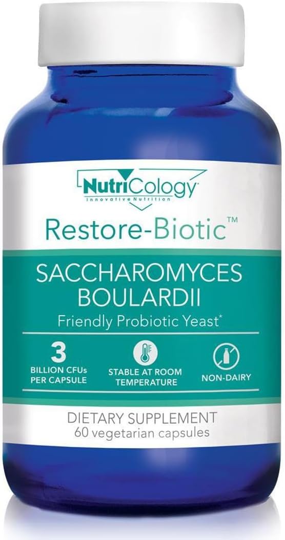 Nutricology Saccharomyces Boulardii Probiótico 450 mg - 600 Cápsulas
