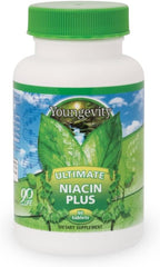 Youngevity Ultimate Niacin Plus™ 500 mg con Mezcla Exclusiva de Corteza de Arjuna, Bayas de Espino y Nattokinasa - 60 Comprimidos