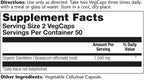 Solaray Raíz de Diente de León Orgánica, 520 mg, 100 Cápsulas