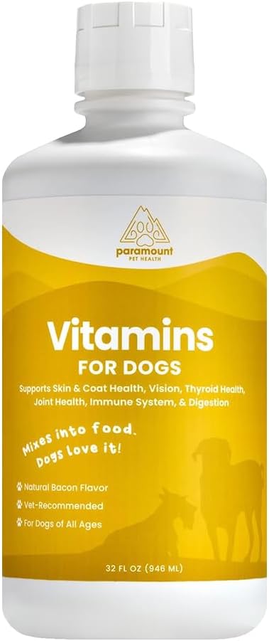 Paramount Pet Health Multivitamínico Líquido para Perros con Probióticos, 946 ml