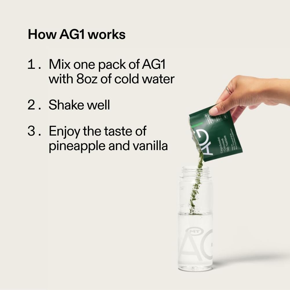 AG1 Athletic Greens Superfood and Probiotic, Travel Pack 14 dosis