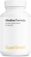 Supersmart Alkaline Formula - Fórmula Avanzada con Fosfato de Potasio, Calcio y Citrato de Magnesio - Equilibrio del pH - 60 Comprimidos