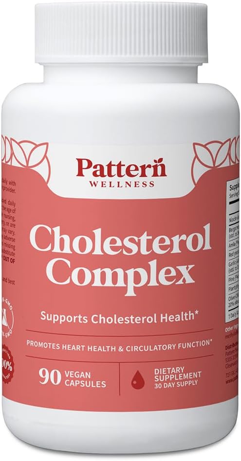 Pattern Wellness Cholesterol Complex – 90 Cápsulas Veganas