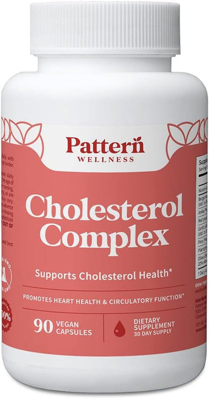 Pattern Wellness Cholesterol Complex – 90 Cápsulas Veganas – Image 1