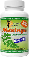 Sunshine Naturals Moringa Oleifera 800mg – 120 Cápsulas