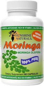 Sunshine Naturals Moringa Oleifera 800mg – 120 Cápsulas