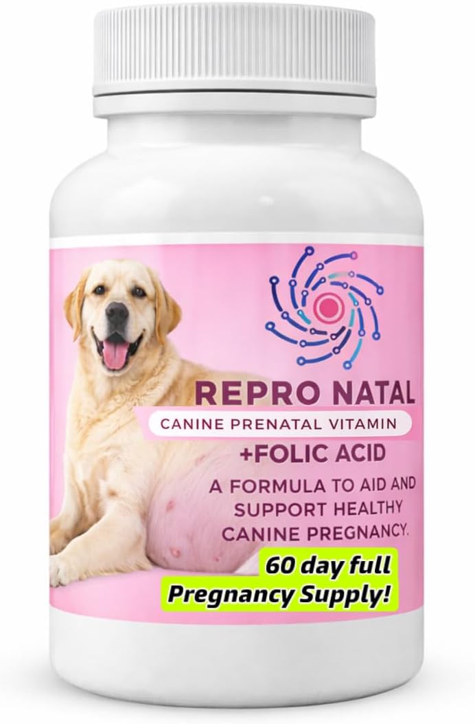 ReproNatal™ Cápsulas Multivitamínicas Prenatales para Perras - 60 Días