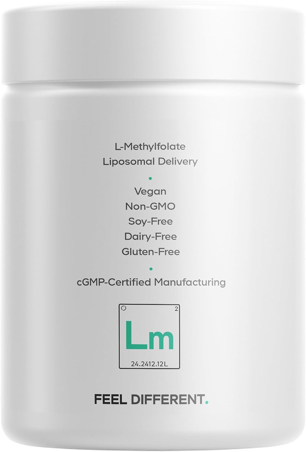 Codeage Liposomal L-Methylfolate 5-MTHF+ - Complejo de Vitaminas B Activas con Metilfolato, B12, B6 y Betaína - 60 Cápsulas