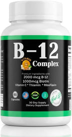 THIS LITTLE HOUSE OF MINE B-12 Vitamin Complex, 2000mcg B-12 con Vitamina C