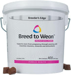 Breeder's Edge Breed to Wean – Multivitamínico prenatal y postnatal para perros y gatos (400 comprimidos)