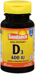 Sundance Vitamins D3 400 IU