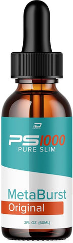 Metaburst PS1000 Pure Drops - Complemento Líquido de Apoyo Metabólico (1 Envase - 1 Mes)