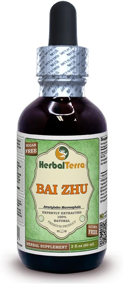 Bai Zhu (Atractylodes macrocephala) Tintura - Extracto Líquido de Raíz Seca - 2x60 ml