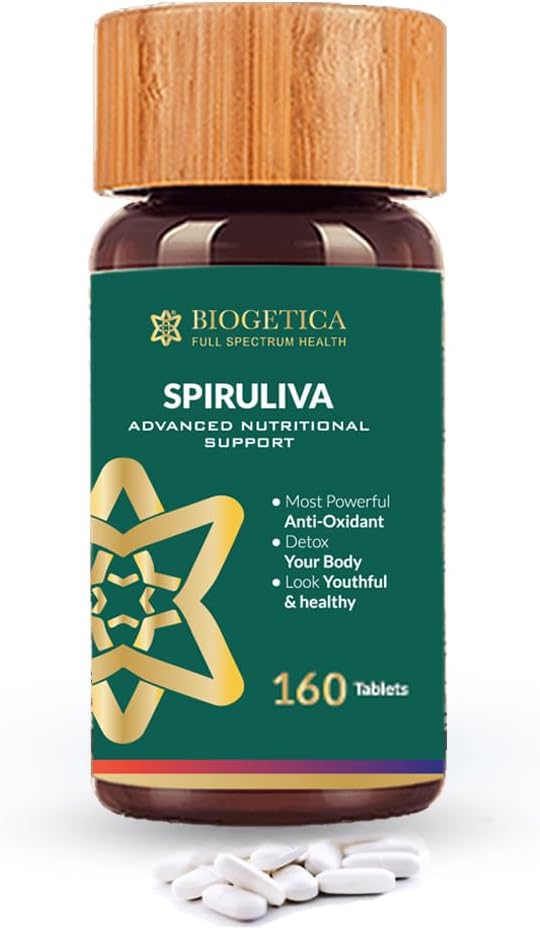 Spiruliva Spirulina Orgánica con Astaxantina - 160 Comprimidos