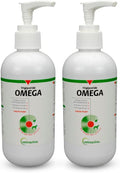 Vetoquinol Triglyceride OMEGA - Aceite de Pescado para Perros y Gatos - 2 x 237 ml