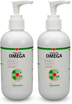 Vetoquinol Triglyceride OMEGA - Aceite de Pescado para Perros y Gatos - 2 x 237 ml