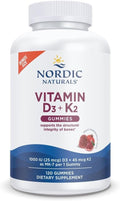 Nordic Naturals Vitamina D3 + K2 Gominolas, Granada - 120 Gominolas - 1000 UI Vitamina D3 + 45 mcg Vitamina K2