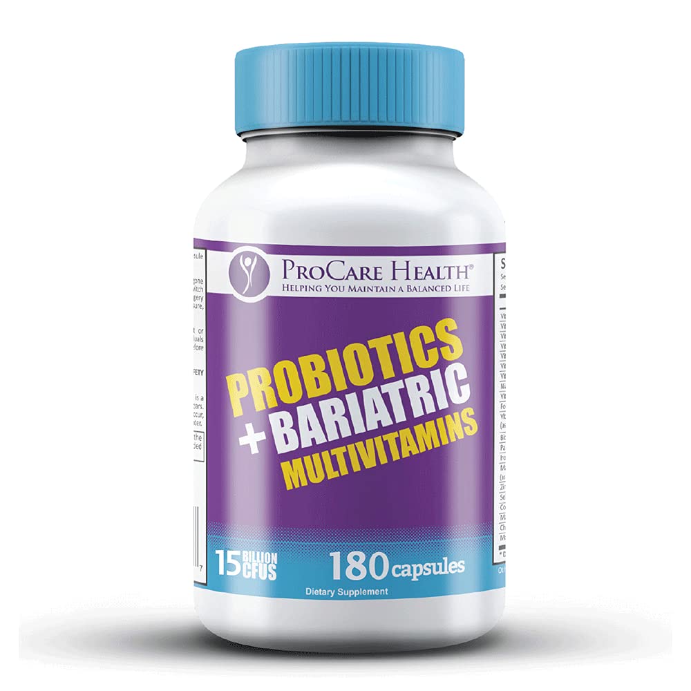 ProCare Health Multivitamínico Bariátrico con Probióticos y Hierro (45mg) - 180 Comprimidos