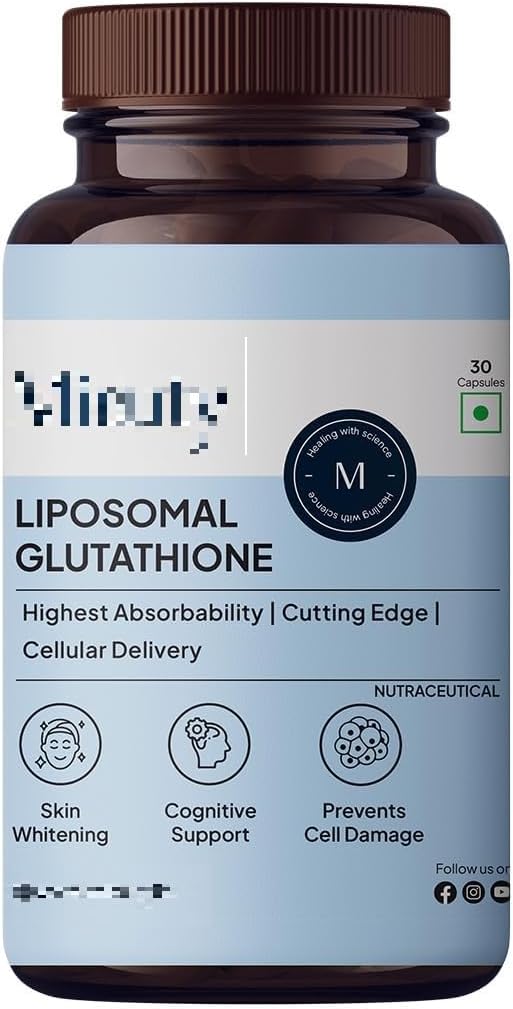 YUJI Liposomal Glutathione - Alta Biodisponibilidad - 30 Cápsulas