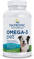 Nordic Naturals Omega-3 Pet, 120 Cápsulas Blandas - Aceite de Pescado para Perros con EPA y DHA