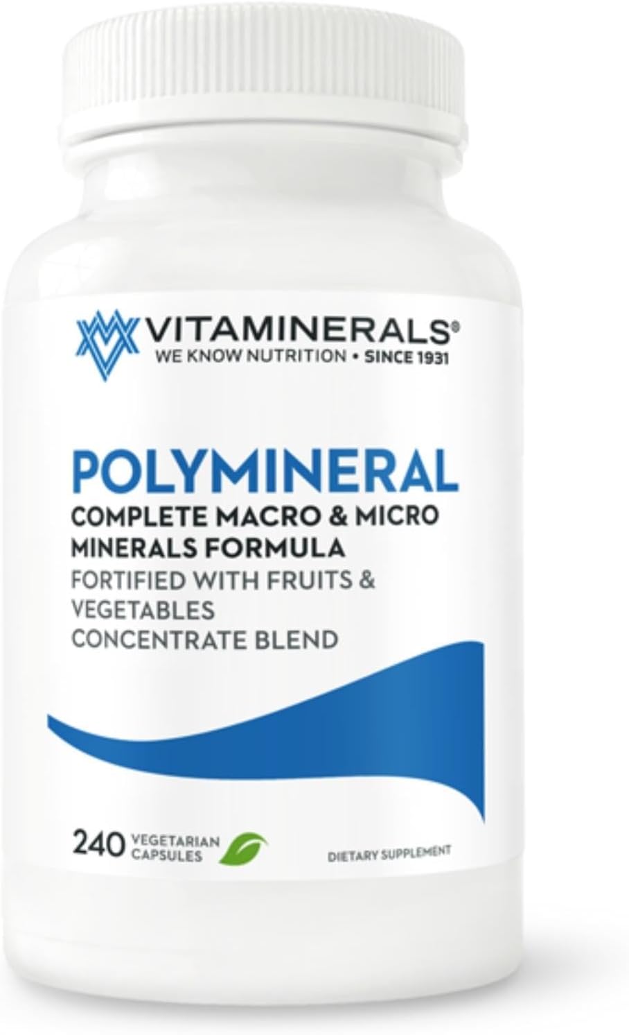 Vitaminerals 16 Polymineral Comprehensive Mineral Formula, 90 cápsulas vegetales