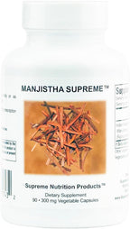Supreme Nutrition Manjistha Supreme, 90 Pure Indian Madder Root Vegetarian Capsules