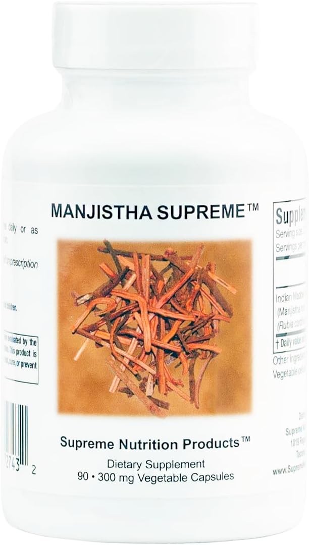 Supreme Nutrition Manjistha Supreme, 90 Pure – Pruebas de laboratorio: Todas las materias primas pasan – Image 1