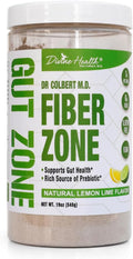 Dr. Colbert, MD Fiber Zone Powder - Sabor Lima-Limón - Divine Health - Prebióticos - 6g Fibra - Cáscara de Psyllium e Inulina
