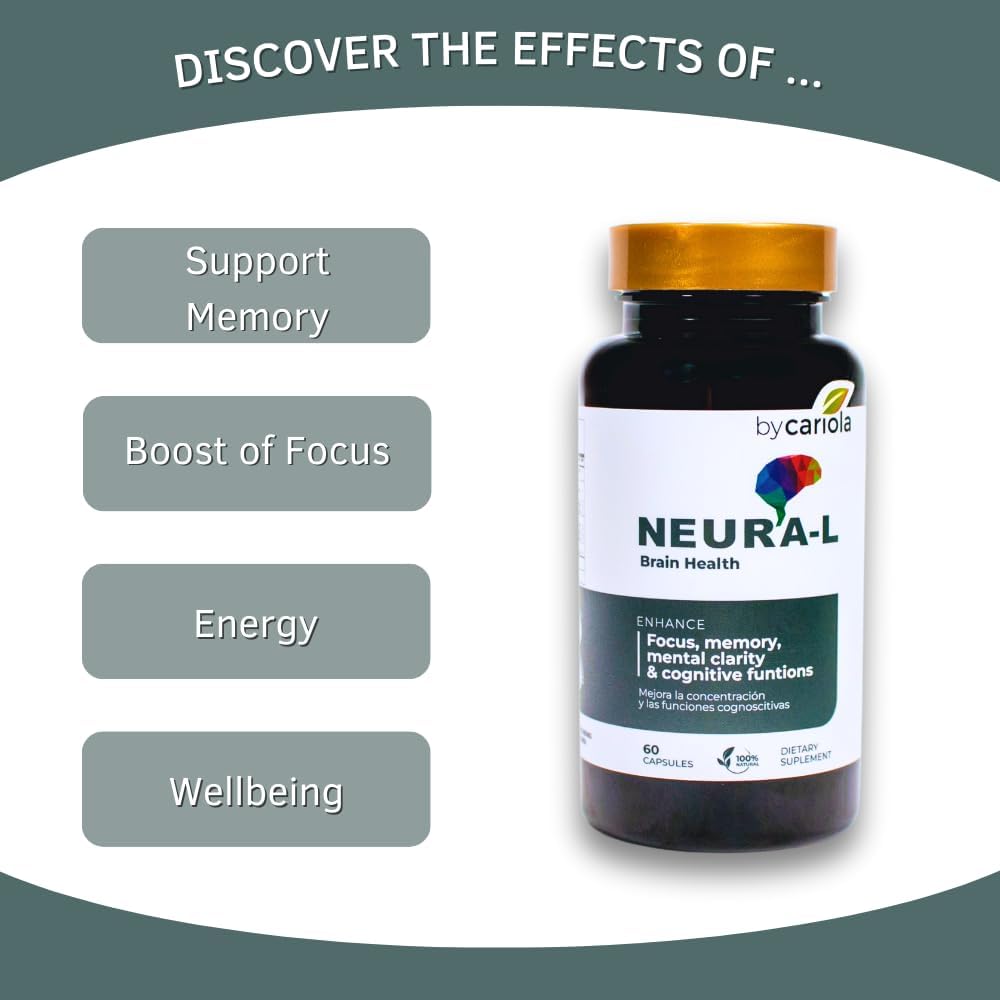 Neural-L Natural Brain Support Supplement 60 Cápsulas